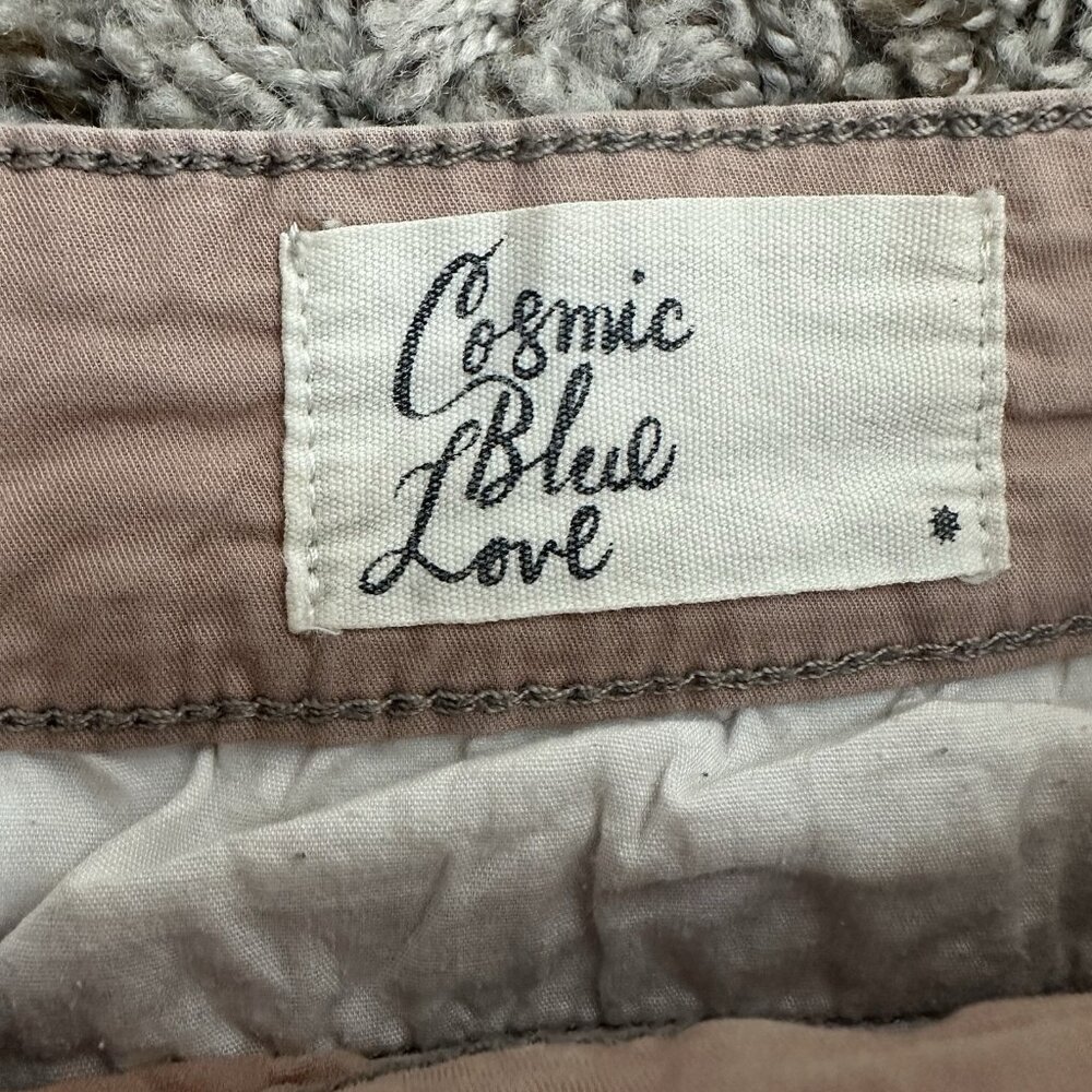Y2K Micro Mini Skirt Denim Med Pockets Stretch Grunge Frayed Hem‎ Indie Sleaze - Picture 2 of 8